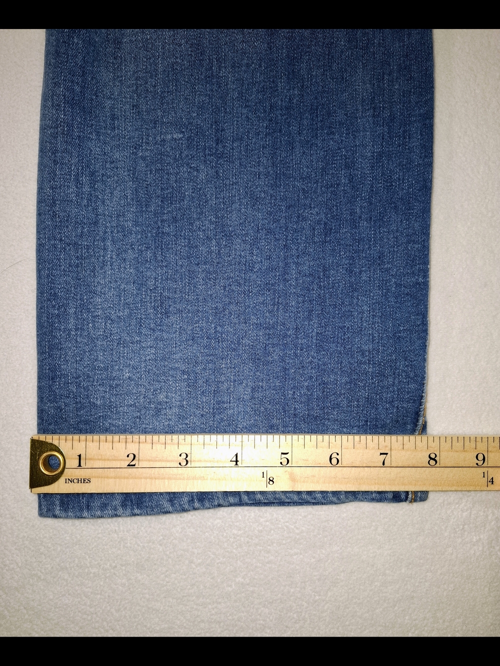 LAZER Men’s Straight Jeans in Faded Blue - Picture 8 of 11